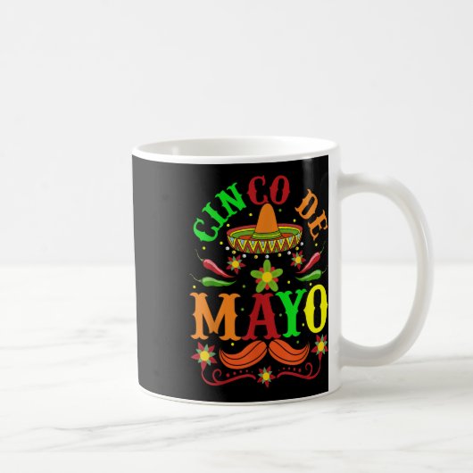 Mug Cinco De Mayo Lets Fiesta Squad 5 De Mayo Mexique (Droite)