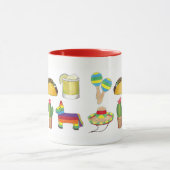Mug Cinco de Mayo Taco Piñata Cactus Sombrero Maracas (Centre)