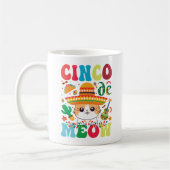 Mug Cinco De Meow | Funny mexicaine Cat Cinco De Mayo (Gauche)