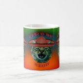 Mug Cinco De Meow Grey Cat Cinco De Mayo Mexique (Centre)