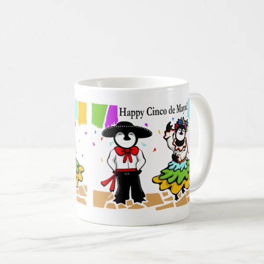 Mug Cinco de Penguinos (Devant droit)