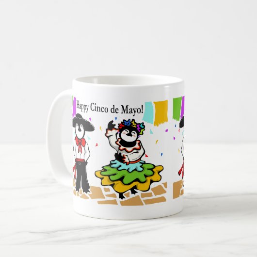 Mug Cinco de Penguinos (Devant gauche)