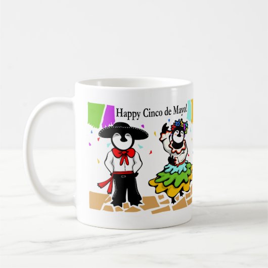 Mug Cinco de Penguinos (Gauche)
