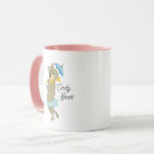 Mug Cindy Bear tenant le parasol (Devant gauche)