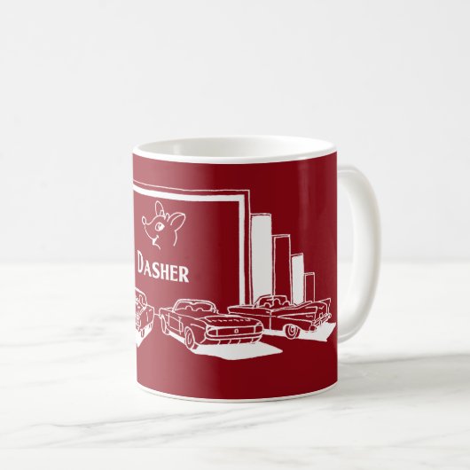 Mug Cinéma Reindeer - Dasher (Devant droit)