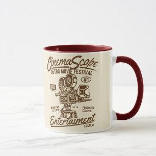 Mug Cinema Scope Classic Retro Hollywood Camera Hollyw