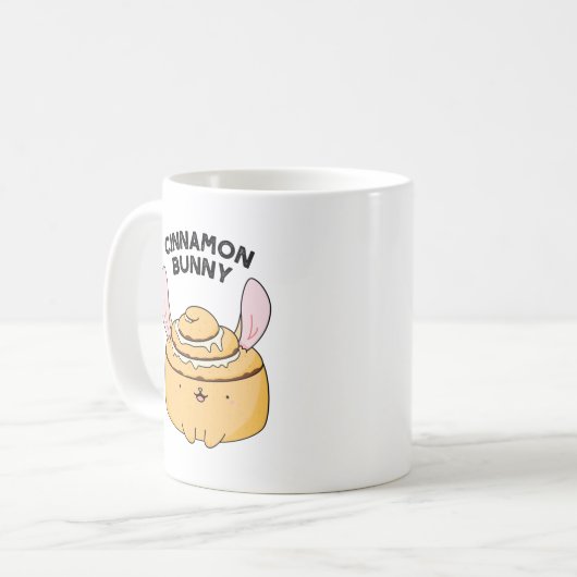 Mug Cinnamon Bunny Funny Cinnamon Bun Pun (Devant gauche)