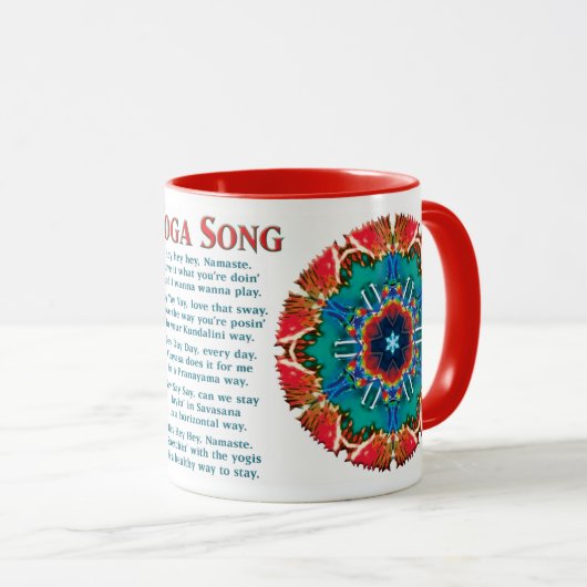 Mug Cinnamon Yoga Song (Devant droit)