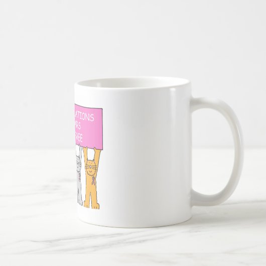 Mug Cinq ans de Cancer libèrent l'anniversaire (Droite)