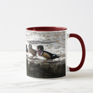 Mug Cinq canards en bois