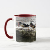 Mug Cinq canards en bois (Gauche)