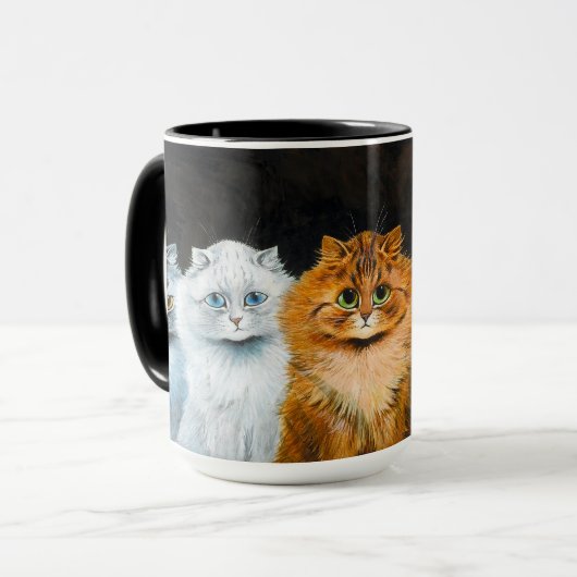 Mug Cinq chats de Louis Wain (Devant gauche)