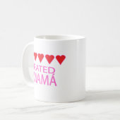 Mug Cinq Coeurs Mamá (Devant gauche)