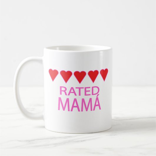 Mug Cinq Coeurs Mamá (Gauche)