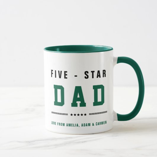 Mug CINQ ÉTOILES AVEC Noms Customisés (Droite)