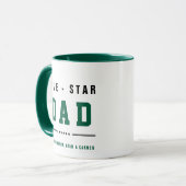 Mug CINQ ÉTOILES AVEC Noms Customisés (Devant gauche)