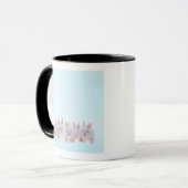 Mug Cinq lapins (Devant gauche)
