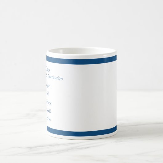 Mug Cinq libertés (Centre)