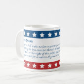 Mug Cinq libertés du premier amendement (Devant gauche)