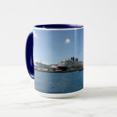 Mug Cinq navires de croisière (Devant gauche)