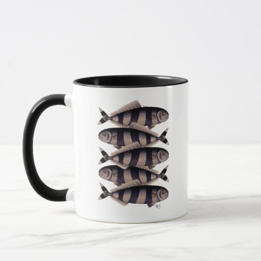 Mug Cinq poissons triés (Gauche)