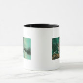 Mug Cinq rapides à doigts avec Cheval Blanc à vapeur (Centre)