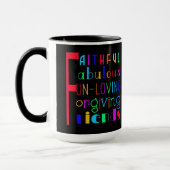 Mug Cinq règles d'amitié (Gauche)