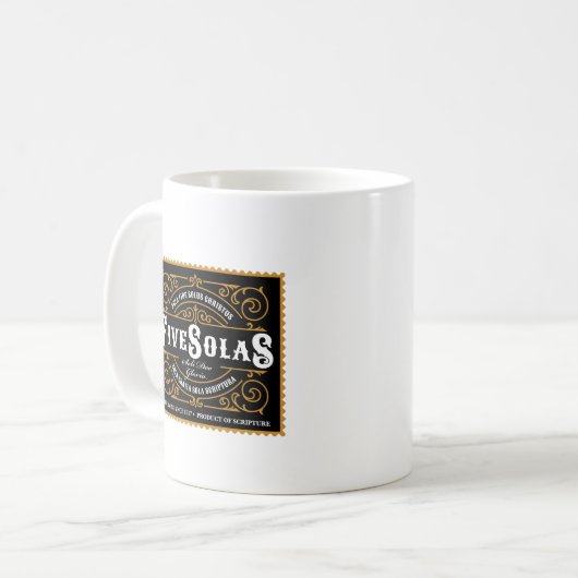 Mug Cinq solas (Devant gauche)