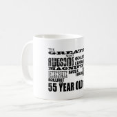 Mug cinquante-cinquième Vieux de cinq ans de fête (Devant gauche)