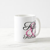 Mug Cinquante et fabuleux 50e anniversaire (Devant droit)