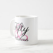 Mug Cinquante et fabuleux 50e anniversaire (Devant gauche)