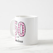 Mug Cinquante et fabuleux 50e anniversaire (Devant gauche)