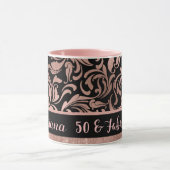 Mug Cinquante et fabuleux damas d'or rose 50e annivers (Centre)