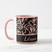 Mug Cinquante et fabuleux damas d'or rose 50e annivers (Gauche)