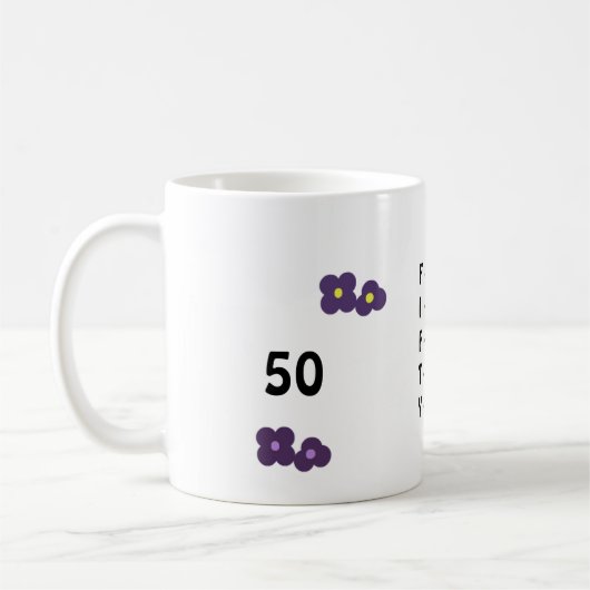 Mug Cinquantième anniversaire (Gauche)