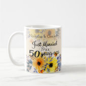 Mug cinquantième Anniversaire de mariage d'or (Gauche)