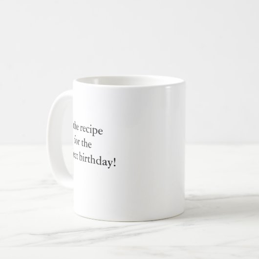 Mug Cinquantième cadeau d'anniversaire peu coûteux - (Devant gauche)