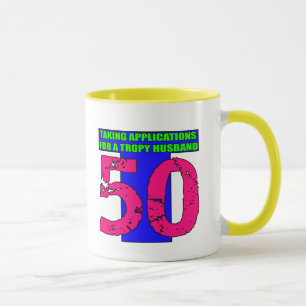 Mug cinquantième Cadeaux d'anniversaire