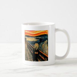 Mug cinquantième Cadeaux d'anniversaire, le cri