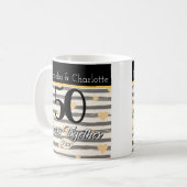 Mug cinquantième Coutume d'anniversaire de mariage (Devant gauche)