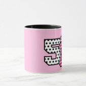 Mug cinquantième Nom fait sur commande V04C de POIS (Centre)