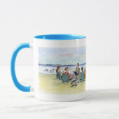 Mug cinquantième partie de plage (Gauche)