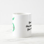 Mug Cinquième anniversaire avec personnalisation (Centre)