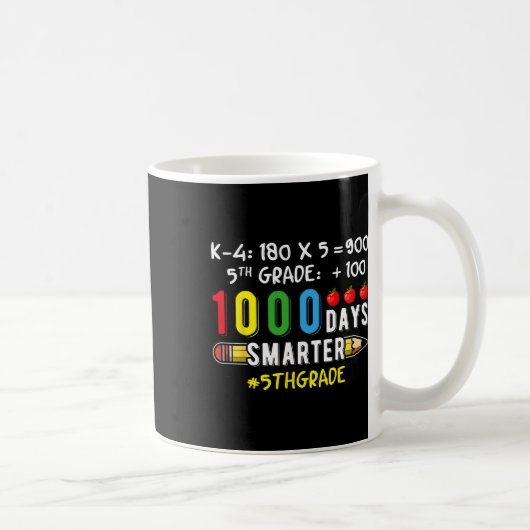 Mug Cinquième professeur de 5e année élève 100 école 1 (Droite)