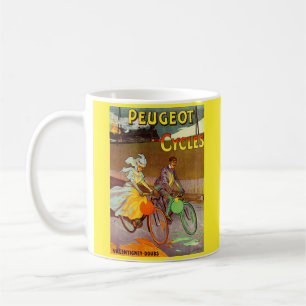 Mug circa 1900 Peugeot bicyclettes et