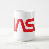 Mug Circa Iconique de la NASA (blanc fusées) (Centre)