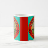 Mug circa l'étiquette 1900 de Finnan Haddie de fils (Centre)