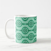 Mug Circles tendance, Seafoam Green (Gauche)