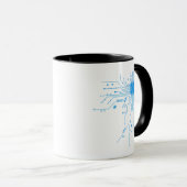 Mug Circuit imprimé d'ordinateur d'électronique amusan (Devant droit)