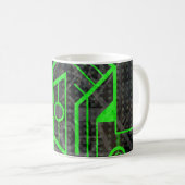 Mug Circuit vert (Devant droit)